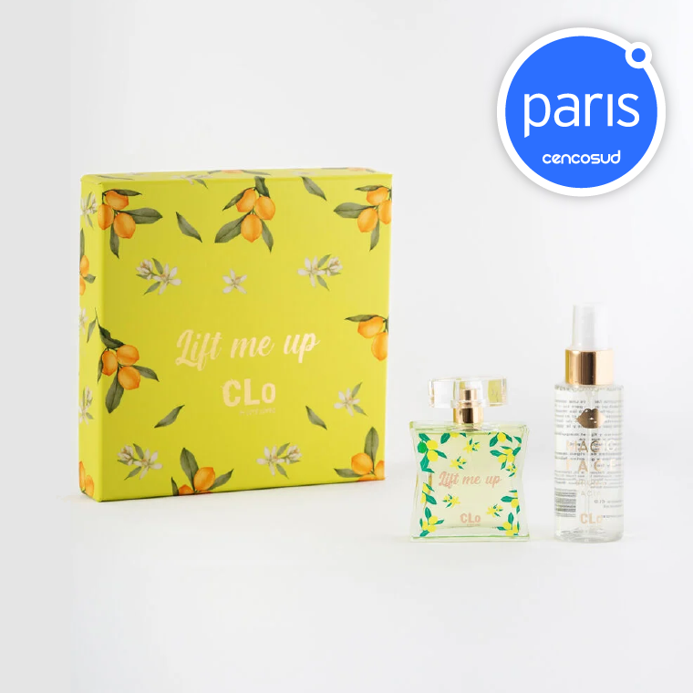 Set Perfume Lift Me Up EDP Mujer 50 ml + Bruma Facial 100 ml en oferta pagando con CencoPay en París